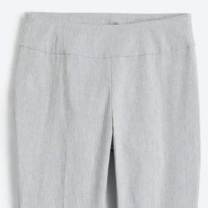 Tribal Fia Pull On Ankle Pant (P) - in light gray, machine washable, line dry.
